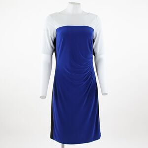 Kasper Colorblocked Sheath Dress